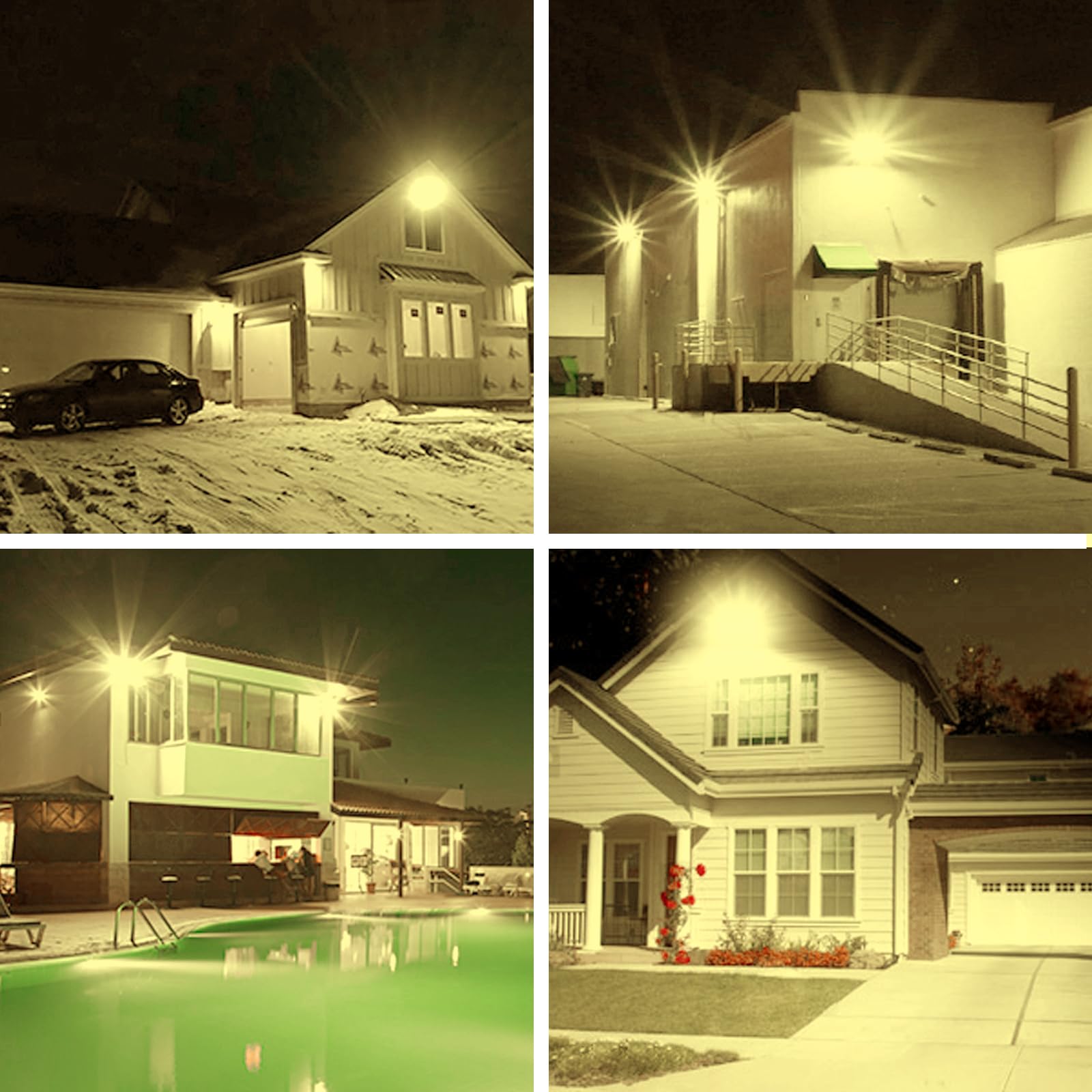Willpower 2 Pieces 10W LED Flood Lights,900lm Outdoor Security Lights,IP66 Waterproof Outside Lamp 4000K Warm White Spot Light 110V Exterior Lighting for Yard Backyard House Court Stadium Parking - Image 8