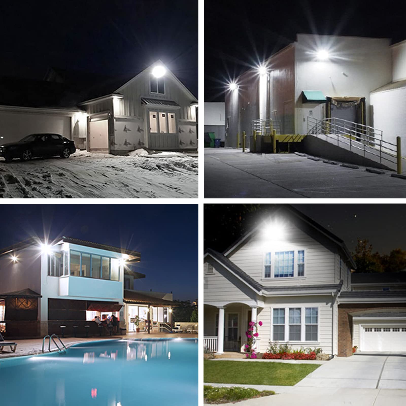 Willpower 2 Pieces 10W LED Floodlight with Motion Sensor,1000LM Outdoor Security Lights,6000K White Outside Spot Light,Waterproof Exterior Lighting for Yard Backyard House Court Stadium Parking,110V - Image 7