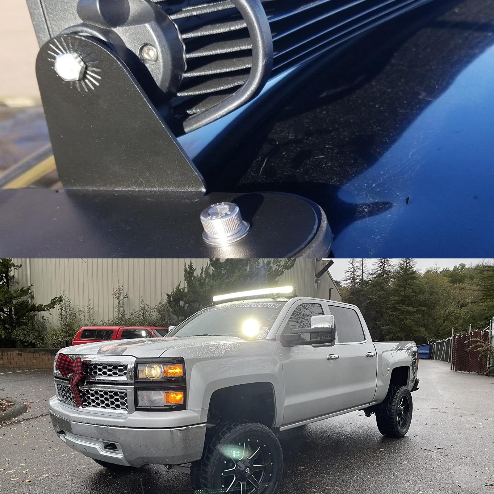 Willpower 22 inch Curved Led Light Bar with Magnetic Bracket Holder,12V Wiring Harness Cable Kit,270W Triple Row Flood Spot Beam Driving Work Lamp for Jeep Car Off Road Truck SUV 4x4 Trailer,6000K - Image 8