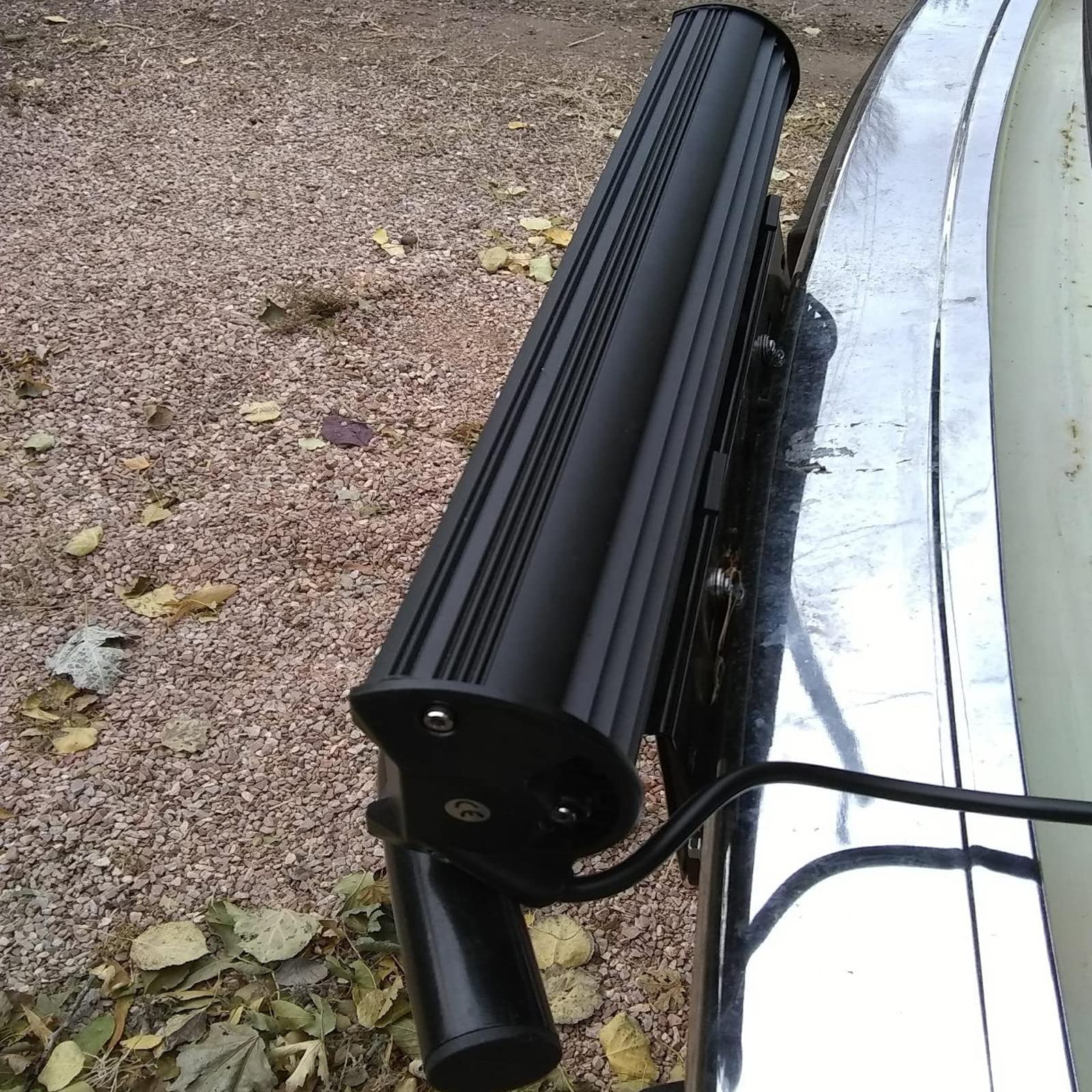 Willpower 23 in Universal License Plate Holder Mounting Bracket Tube Clamp Roof Roll Cage Holder for LED HID Light bar - Image 5