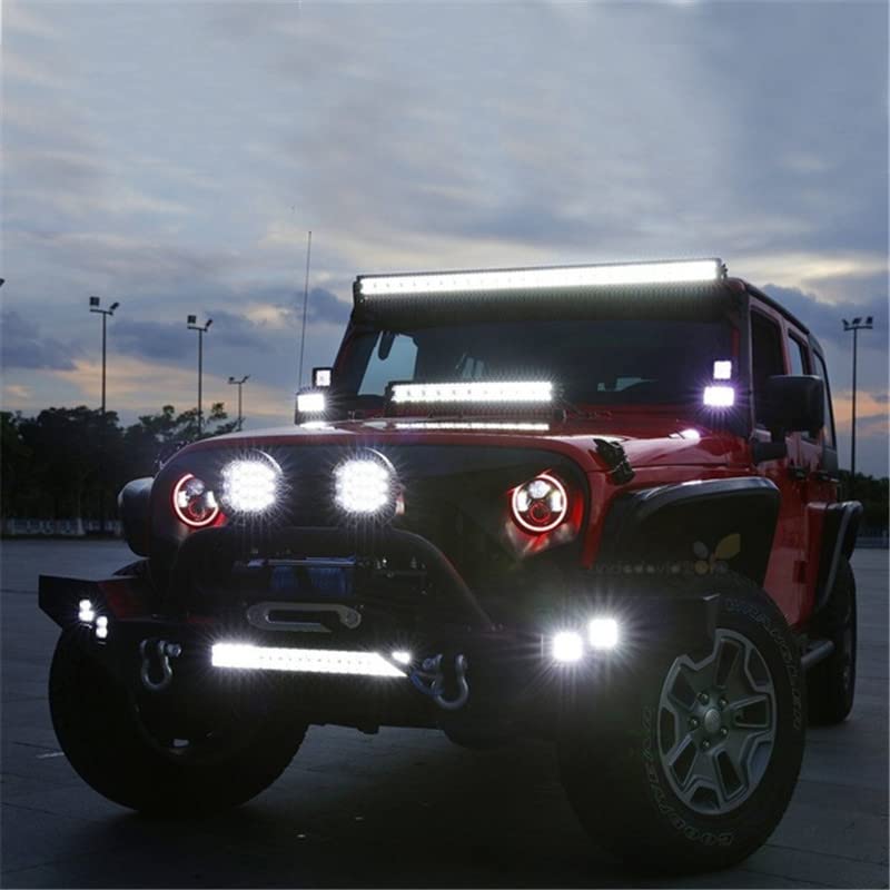 Willpower 26 inch 180W LED Light Bar,Triple Row Spot Flood Combo Beam Off Road Driving Lights, Led Fog Light for Vehicle 4X4 4WD Car ATV UTV SUV Truck Tractor Trailer, 12V 24V DC - Image 7