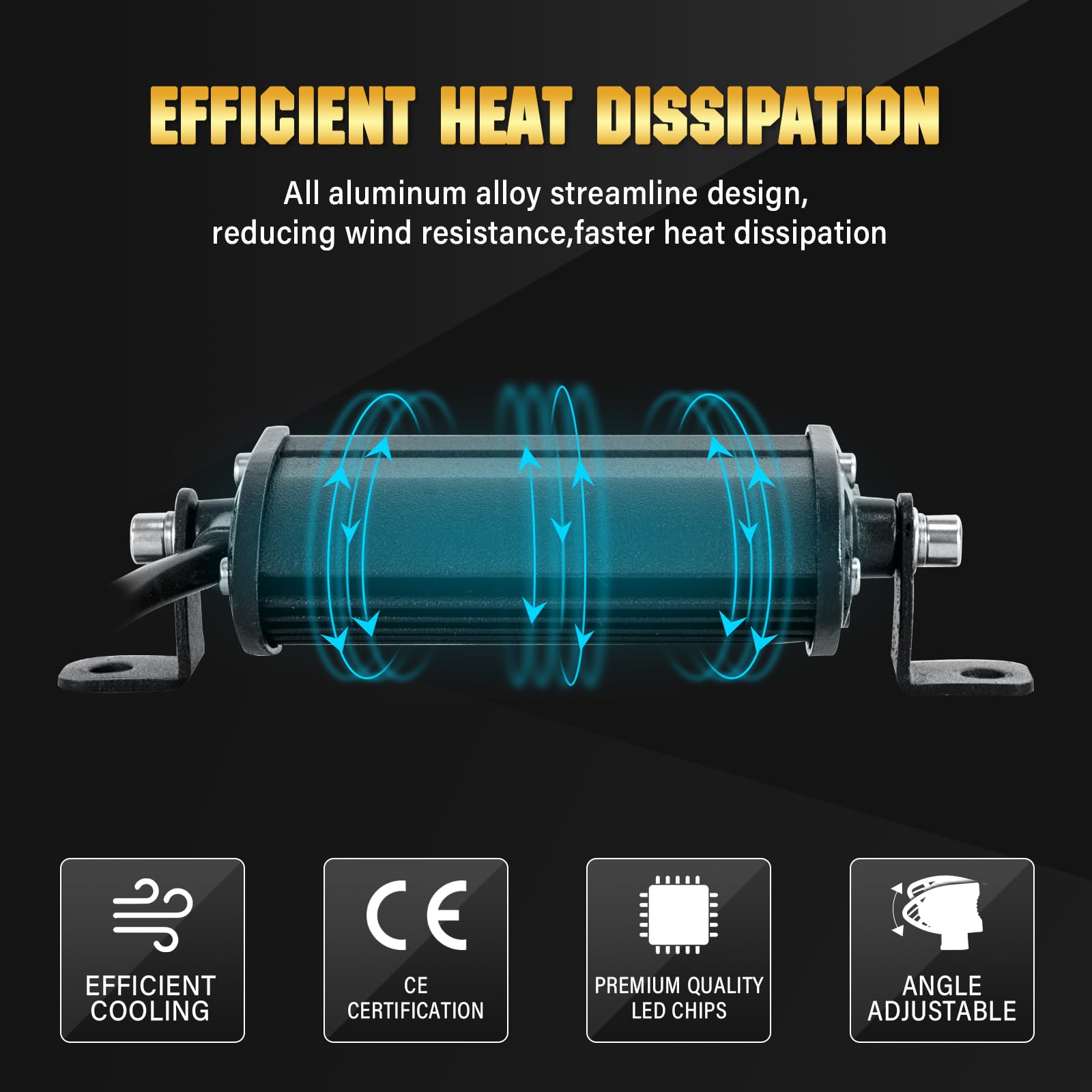 Willpower 4 inch 15W Single Row LED Light Bar Low Profile Ultra Thin Slim Mini Spot Flood Combo Beam On Grill Front Back Bumper Backup Light for Truck RV Tacoma Trailer (4 in 15W -Spot) - Image 5