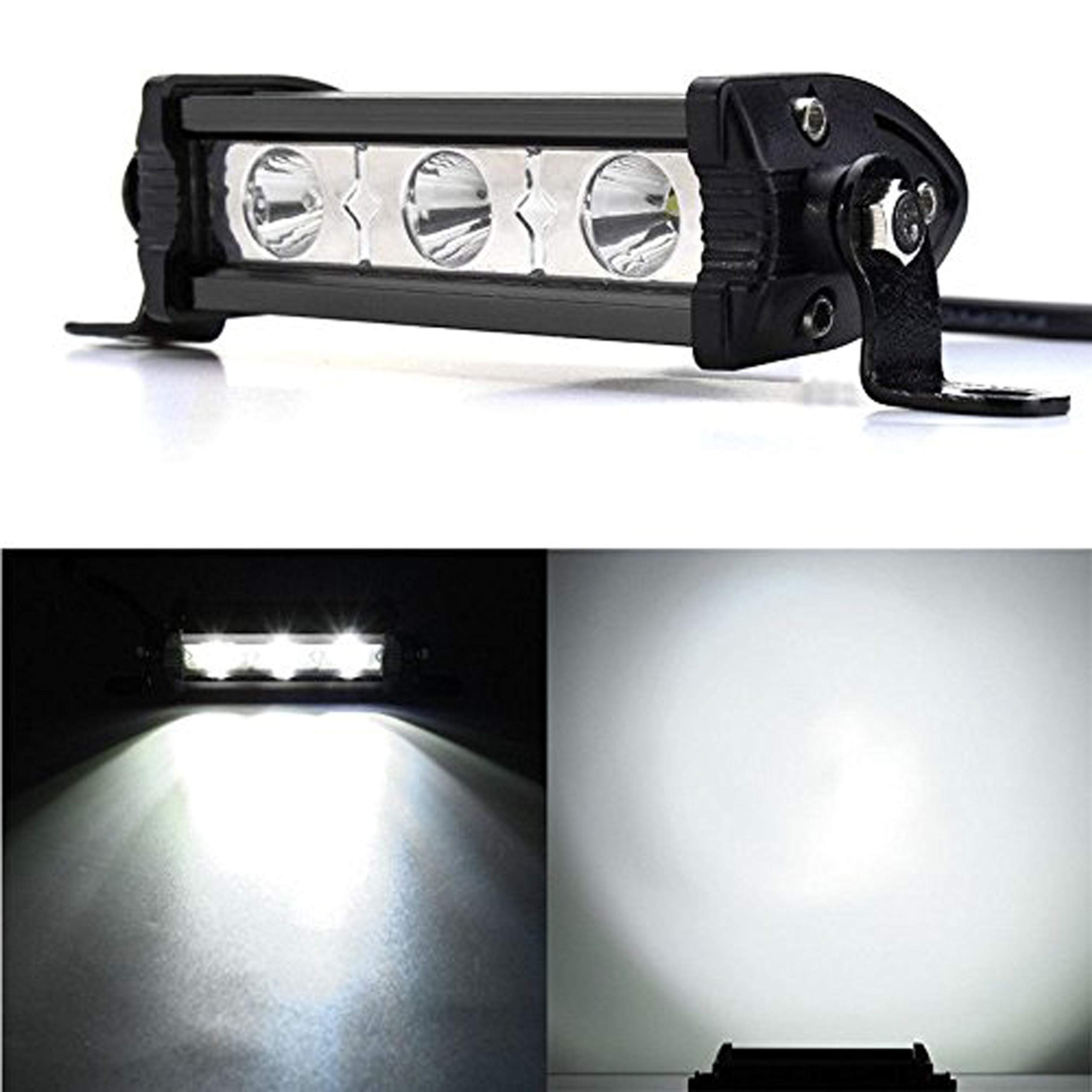 Willpower 4 inch 15W Single Row LED Light Bar Low Profile Ultra Thin Slim Mini Spot Flood Combo Beam On Grill Front Back Bumper Backup Light for Truck RV Tacoma Trailer (4 in 15W -Spot) - Image 6