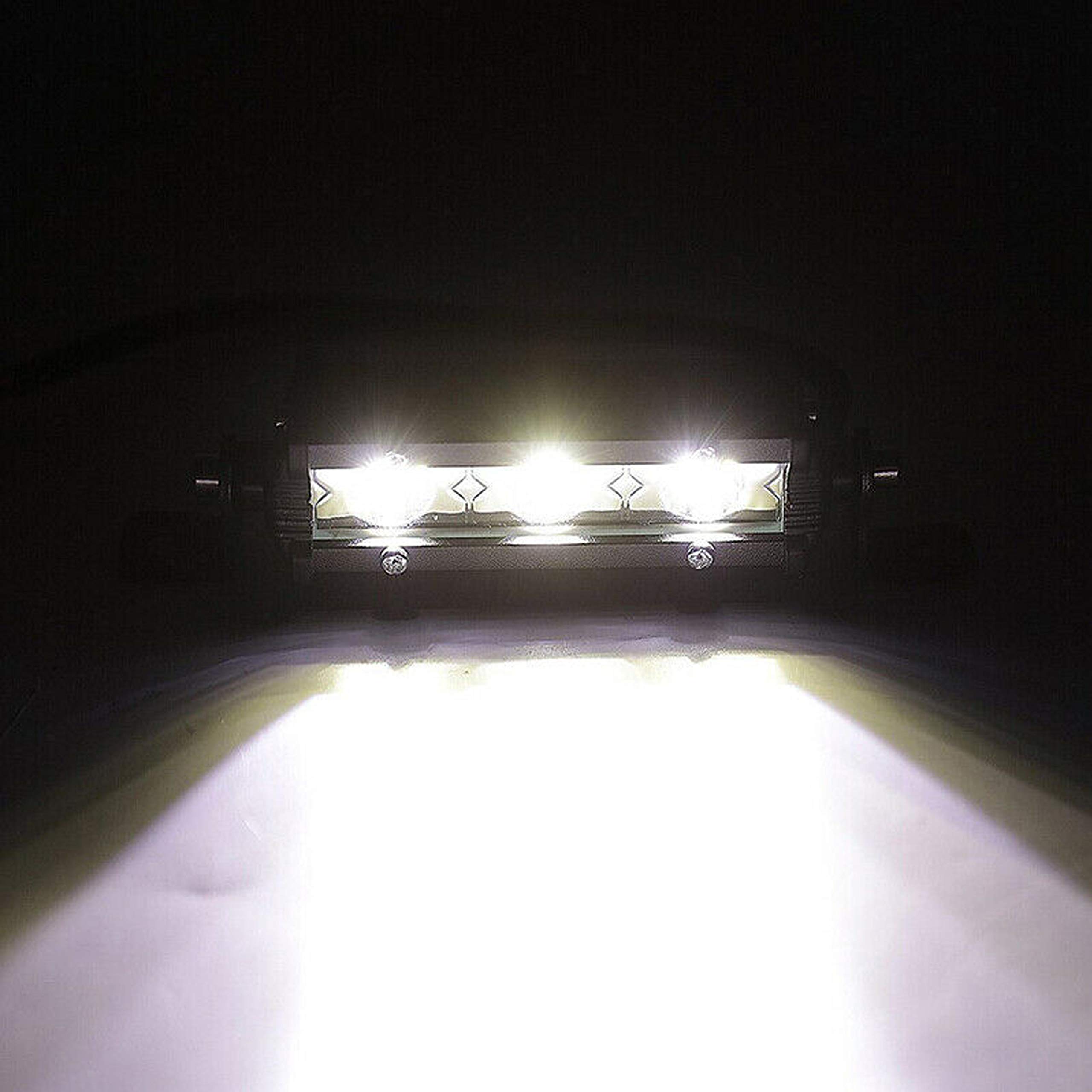 Willpower 4 inch 15W Single Row LED Light Bar Low Profile Ultra Thin Slim Mini Spot Flood Combo Beam On Grill Front Back Bumper Backup Light for Truck RV Tacoma Trailer (4 in 15W -Spot) - Image 7