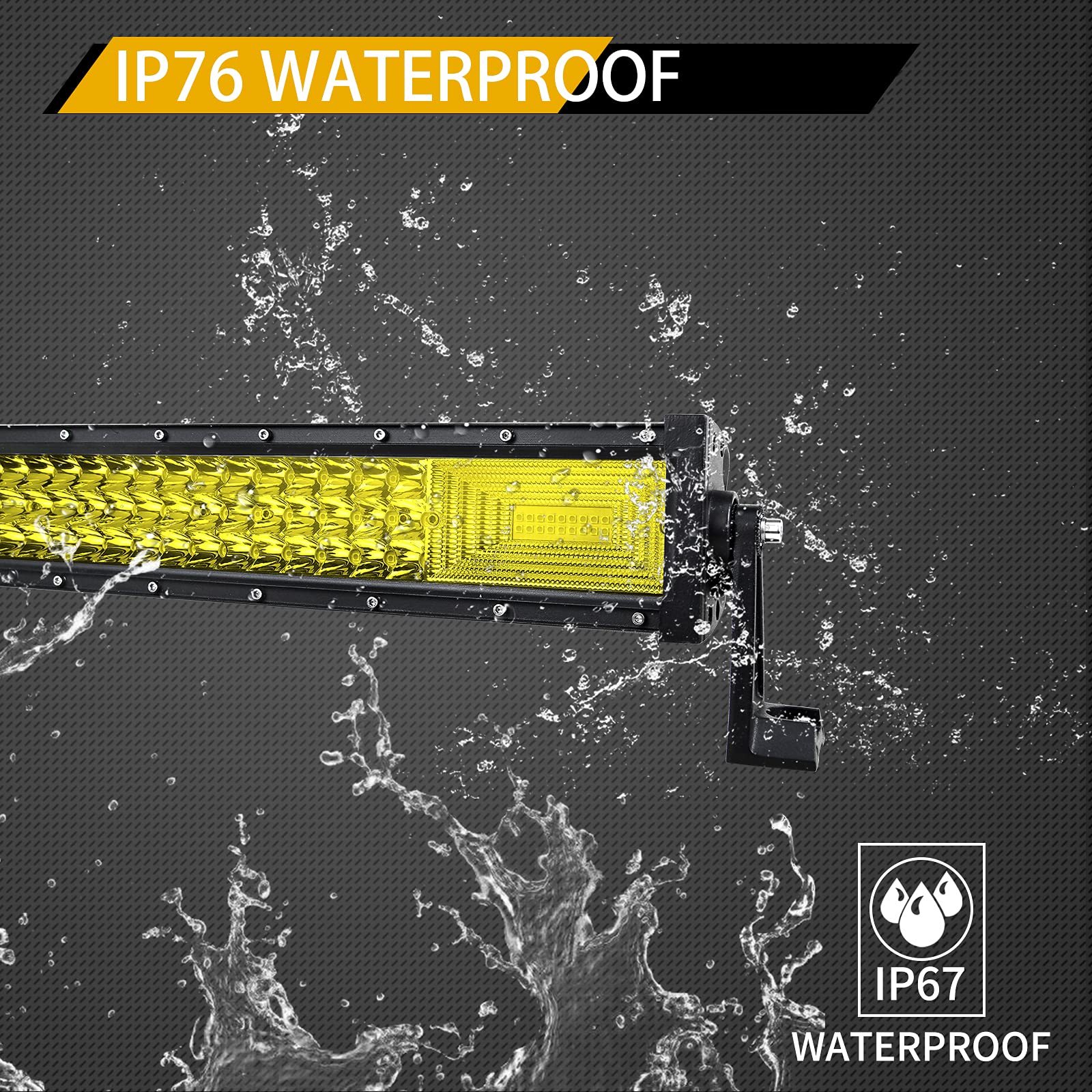 Willpower 42 inch 540W Straight Triple Row 7D Led Light Bar Flood Spot Driving Lights Off Road Lights with Wiring Harness for Pickup Truck ATV UTV Wrangler SUV Dodge Ram 4x4,3000K 12-24V - Image 7