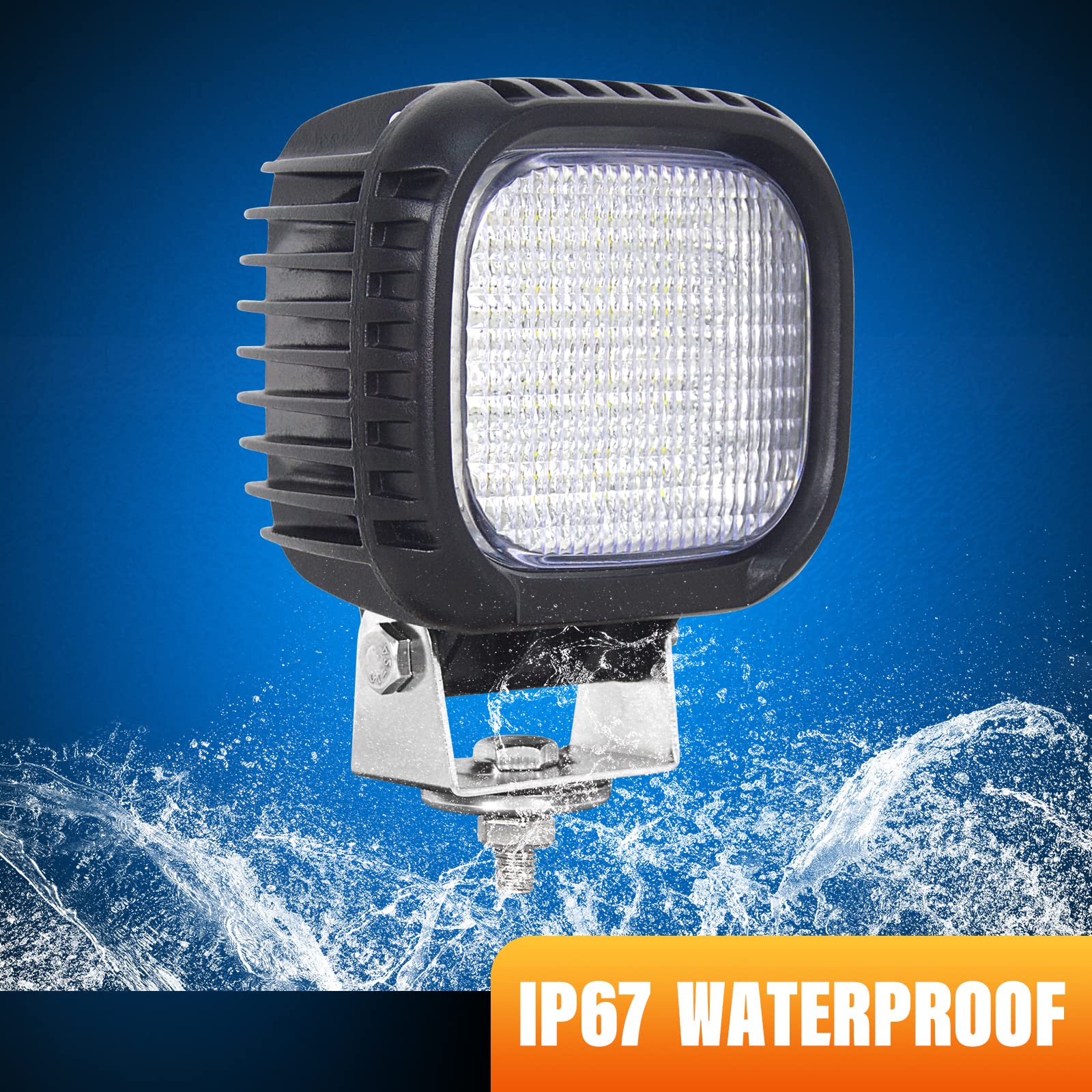 Willpower 5 inch 40W LED Work Light Pods Flood Beam Driving Lights Off-Road Fog Lamp Car Round Headlight 4x4 Truck 4WD Pickup SUV ATV UTV Boat - Image 5