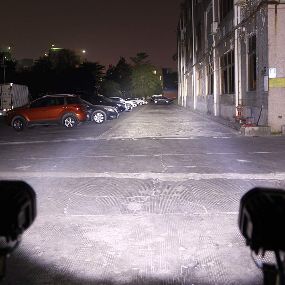 Willpower 5 inch 40W LED Work Light Pods Flood Beam Driving Lights Off-Road Fog Lamp Car Round Headlight 4x4 Truck 4WD Pickup SUV ATV UTV Boat - Image 6