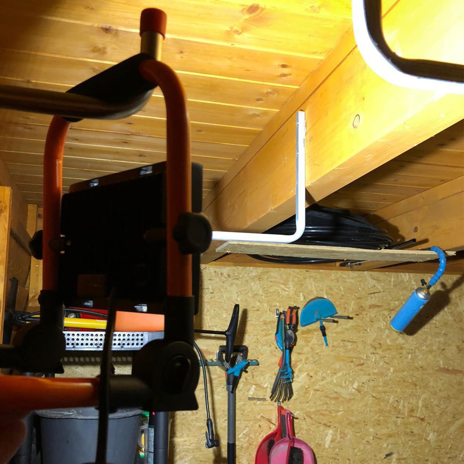 Willpower Adjustable Portable 30W LED Work Light 3000LM LED Flood Lights 10FT 3m Cord with Plug 6000K for Repairing Workshop Garage Construction Job Site, IP66 Waterproof Equivalent 240W Halogen - Image 7