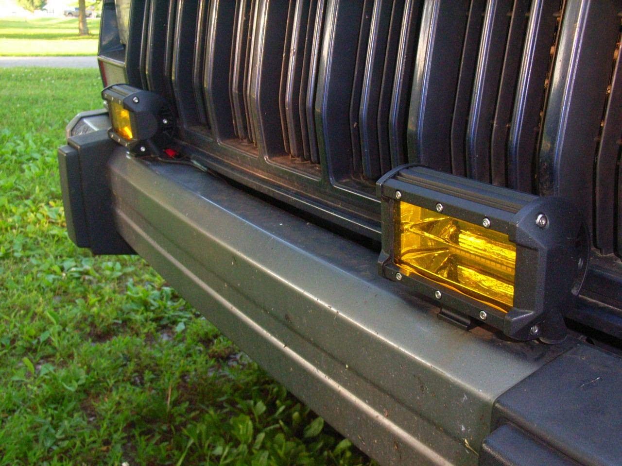 Willpower LED Light Bar 2Pcs 5 inch 72W Amber LED Work Light Flood Beam for Jeep Trucks Tractor 4X4 Boat Off Road Auto Fog Driving Lamp 12V 24V Waterproof IP67 - Image 6