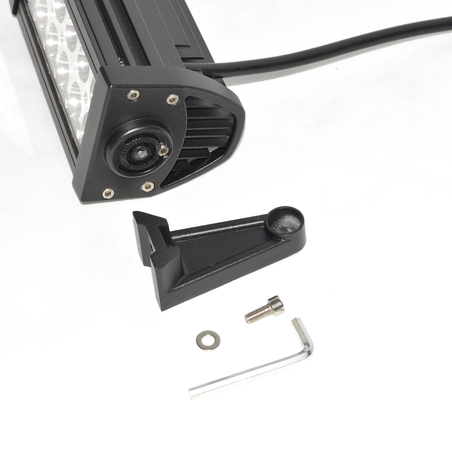 Willpower Side Mounting Brackets for Universal Light Bar Double Row Straight or Curved LED Light Bar (Pack of 2) - Image 5